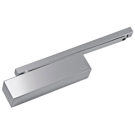 DORMA Grade 1 Surface Applied Door Closer, Size 1-5, Pull Side Track, Door Mounted, Aluminum Painted TS9315 T 689
